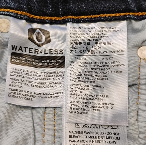 LEVI'S 501 shorts W28, Levi's denim cuffed shorts * Size 28 Small - Picture 6 of 12